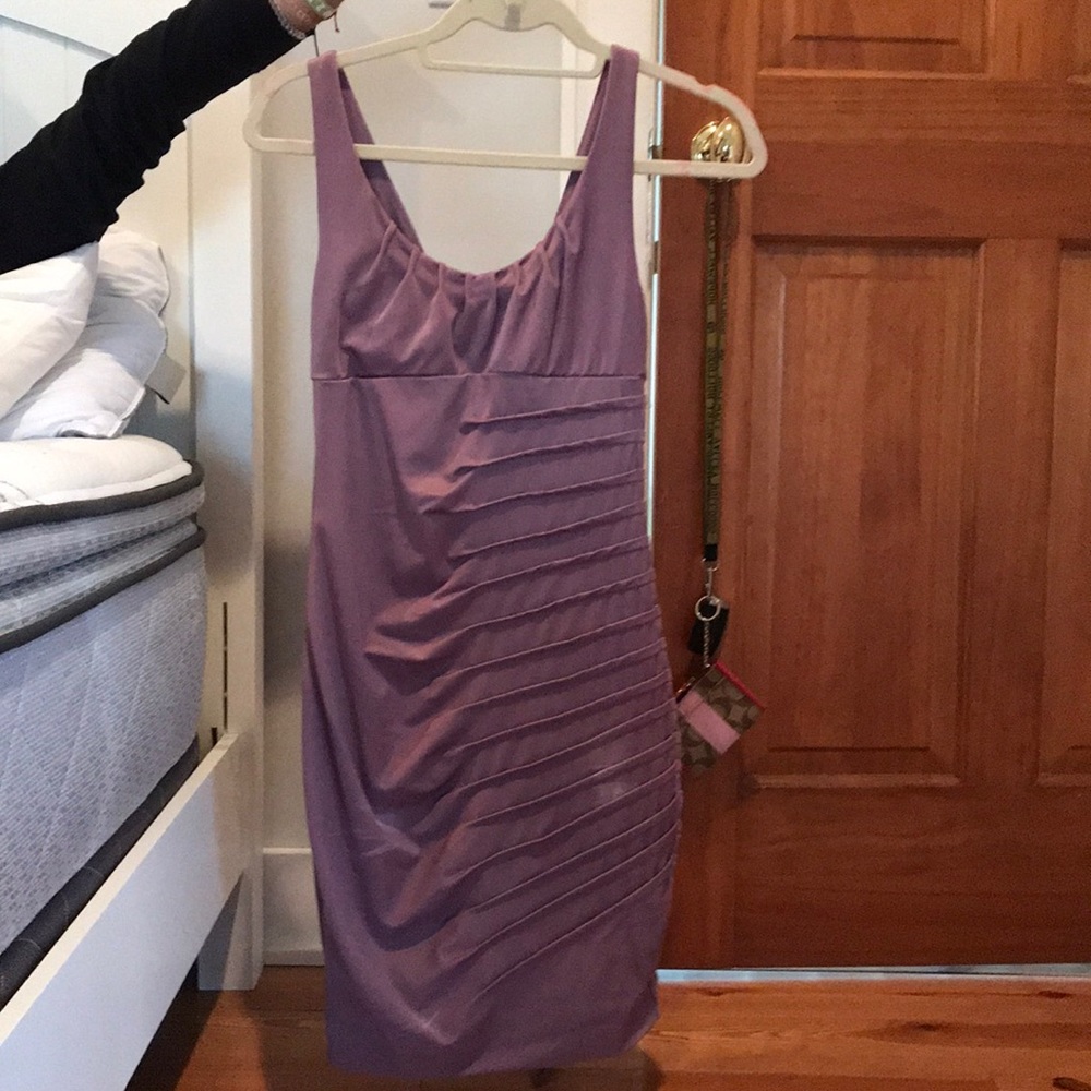 purple dress